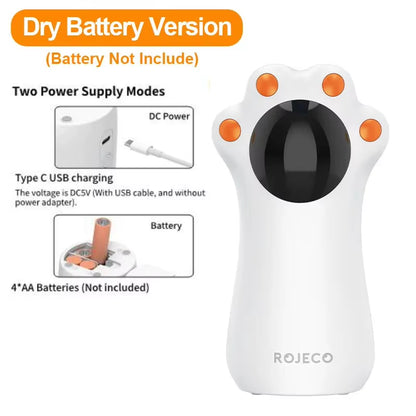 Automatic Pet Toys Intelligent Interactive Cat Claw Laser Teasing Pet USB Rechargeable Cat Accessories Cat Toy for Dogs