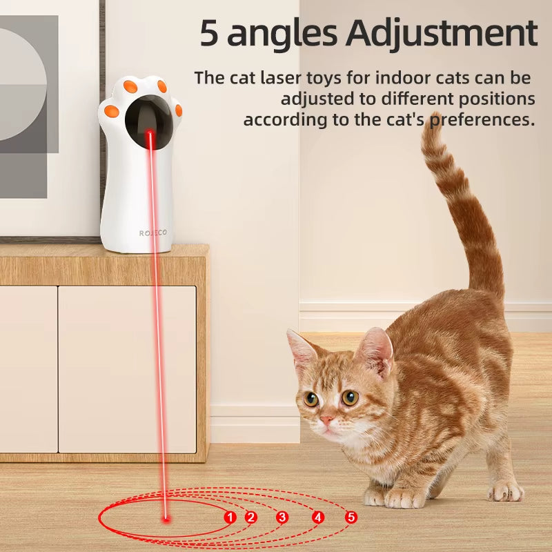 Automatic Pet Toys Intelligent Interactive Cat Claw Laser Teasing Pet USB Rechargeable Cat Accessories Cat Toy for Dogs