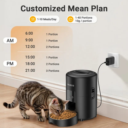 Automatic Pet Feeder 2L Smart Cat Food Kibble Dispenser Wi-Fi App Remote Control Auto Dog Feeder for Cat Pet Accessories