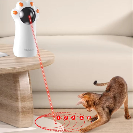 Automatic Pet Toys Intelligent Interactive Cat Claw Laser Teasing Pet USB Rechargeable Cat Accessories Cat Toy for Dogs