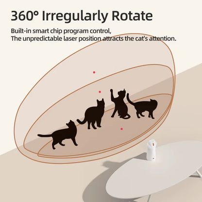 Automatic Pet Toys Intelligent Interactive Cat Claw Laser Teasing Pet USB Rechargeable Cat Accessories Cat Toy for Dogs